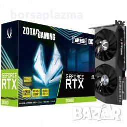 Видеокарта Zotac  GAMING GeForce RTX 3060 Twin Edge OC, 12288 MB GDDR6, снимка 1