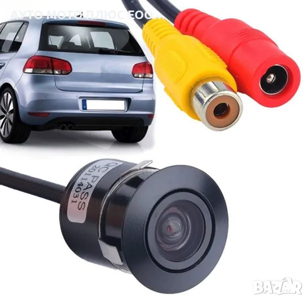 Водоустойчива LED камера за задно виждане., снимка 1