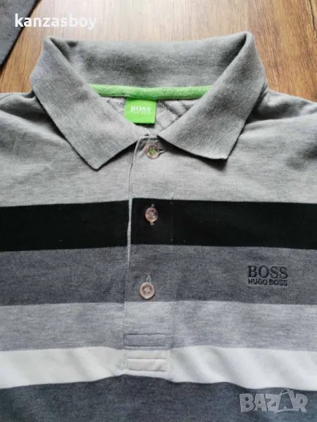 hugo boss green plisy - страхотна мъжка блуза Л, снимка 1