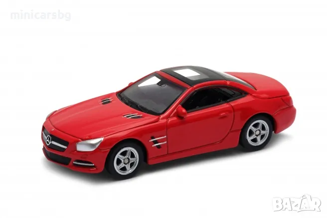 1:64 Метални колички: 2012 MERCEDES-BENZ SL500 - Welly, снимка 1