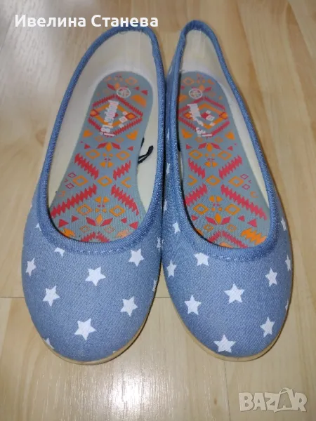 Детски балеринки на звездички , снимка 1