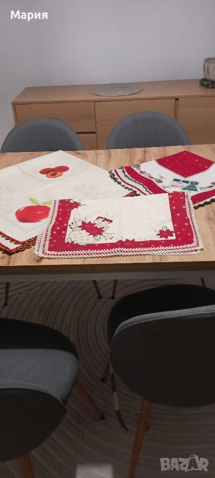Новогодишни покривки за маса, снимка 1