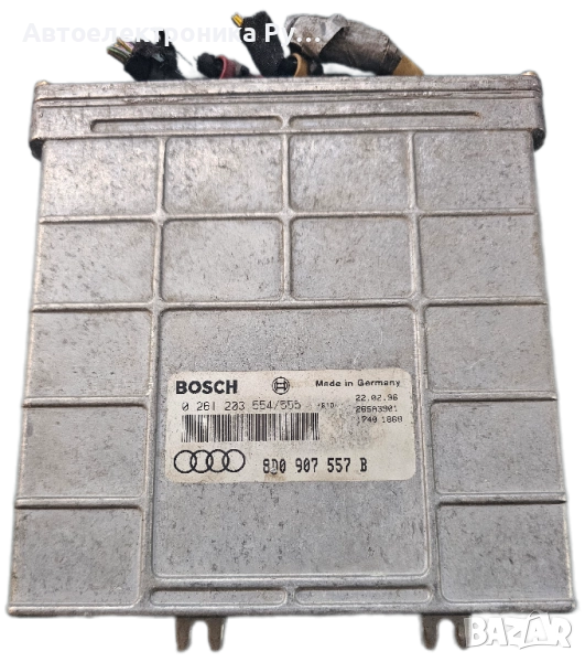 компютър AUDI A4 1.6, 8D0907557B, 8D0 907 557 B, BOSCH ,0261203554/555, 0 261 203 554, снимка 1