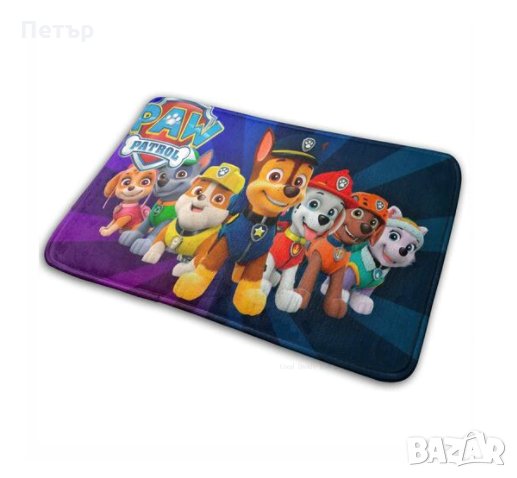 Пес Патрул килимче, 40/60см, Чейс, Скай, Paw Patrol Carpet, килим, стелки, постелка, снимка 1