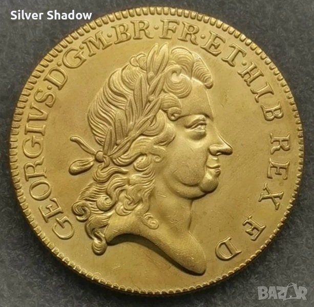 Монета Великобритания 5 Гвинеи 1716 г Крал Джордж I, снимка 1