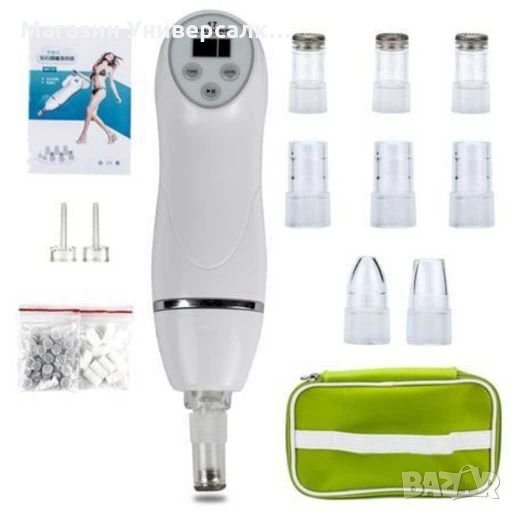 Уред за диамантено микродермабразио, вакуум за лице, акне, бръчки, черни точки, пилинг, снимка 1