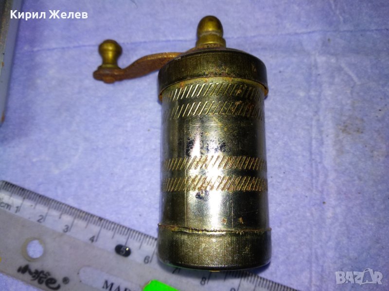 СТАРИННА СТИЛНО ОРНАМЕНТИРАНА МЕТАЛНА МЕЛНИЧКА За ПОДПРАВКИ РЯДКА КРАСИВА За КОЛЕКЦИЯ ДЕКОР 41410, снимка 1