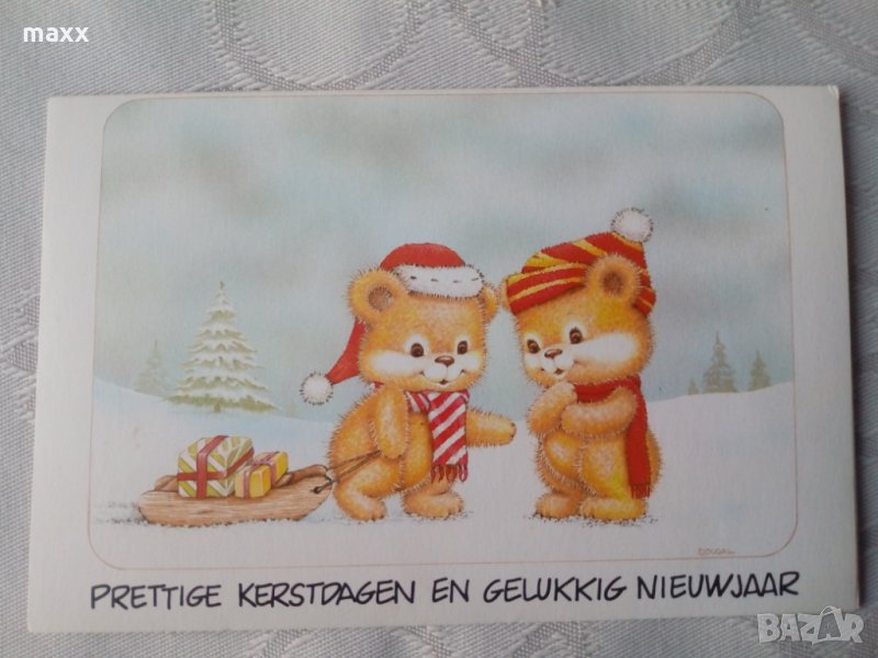 Картичка мечета Presttige Kerstdagen en Gelukkig Nieuwajaar 41, снимка 1