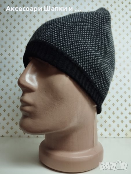 Мъжка плетена шапка - мпш25, снимка 1