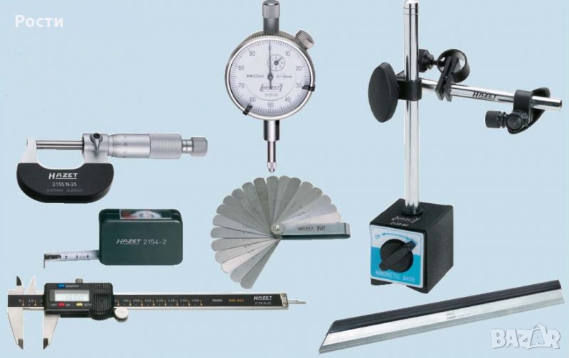 Измервателни инструменти - шублери, микрометри , вътромери, индикаторни часовници, магнитни стойки, , снимка 1