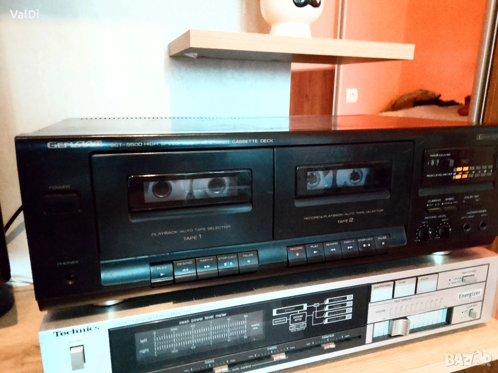 Двукасетен дек Genexxa SCT-5500, снимка 1