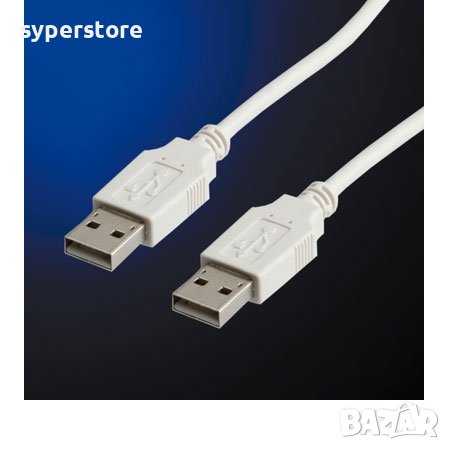 Кабел USB2.0 A-A, 0.8m SS301003, снимка 1