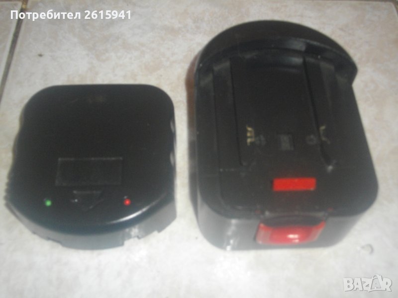 Батерия и Зарядно Тип Шейна За Немски Профи Винтоверти и Машини SCWARZBACH -18-21V-1,5A-NiCd, снимка 1