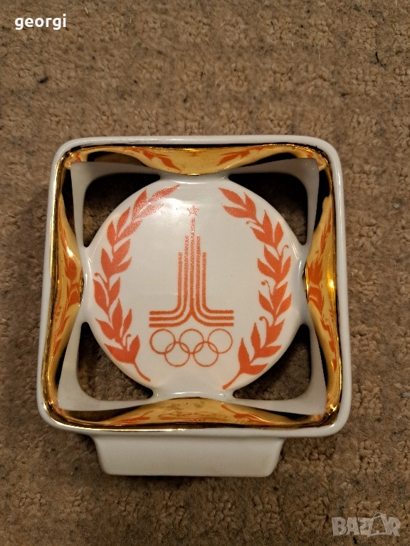 Руска порцеланова фигура Олимпиада 1980г. Москва , снимка 1