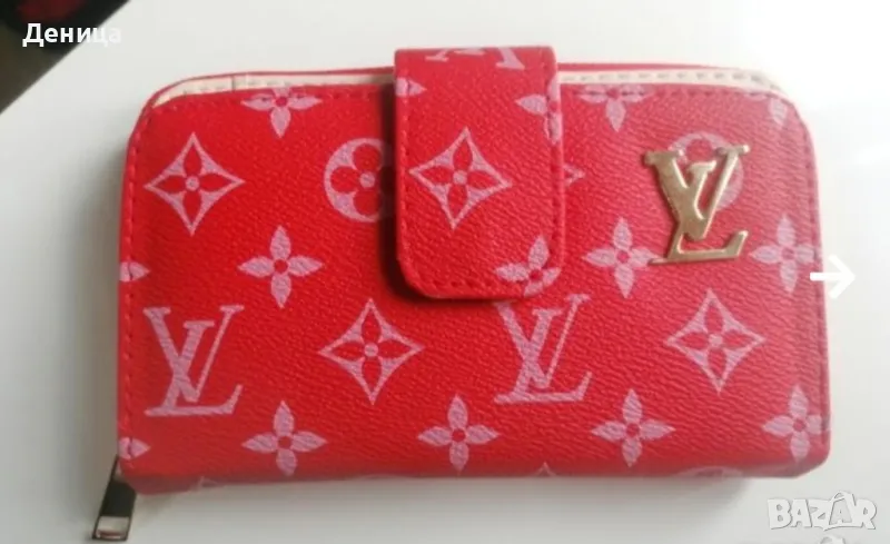 Червено портмоне на Луис Витон , снимка 1