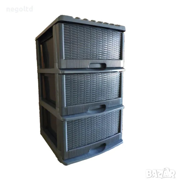 СИВ, БЯЛ, КАФЯВ Пластмасов шкаф!  Шкаф за спалня/Шкаф за кухня/Шкаф за тераса/Шкаф за общежитие, снимка 1