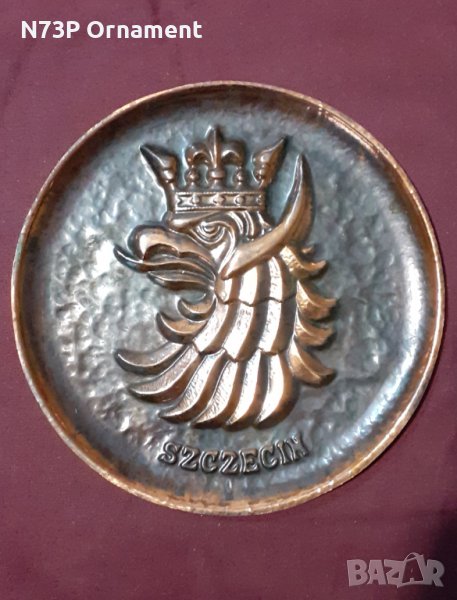 КАЧЕСТВЕНА МЕДНА ЧИНИЯ. КОЛЕКЦИЯ. ГЕРБ. , снимка 1