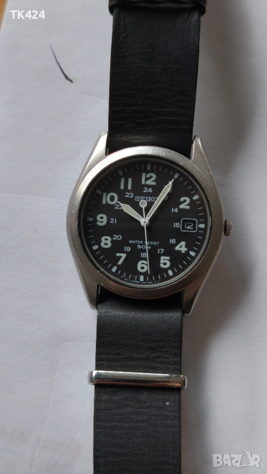 Seiko 7N42-8070 Quartz field / military, снимка 1