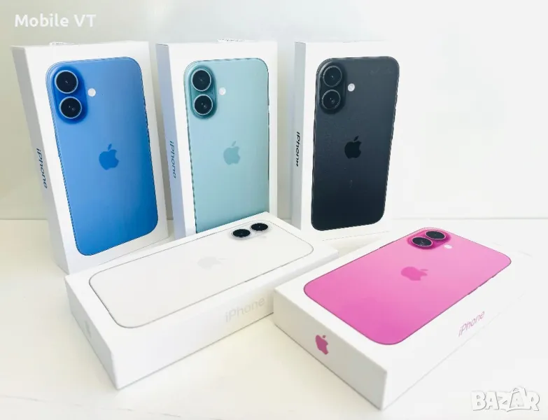 НОВ! iPhone 16 128GB Pink / Black / White ГАРАНЦИЯ!, снимка 1