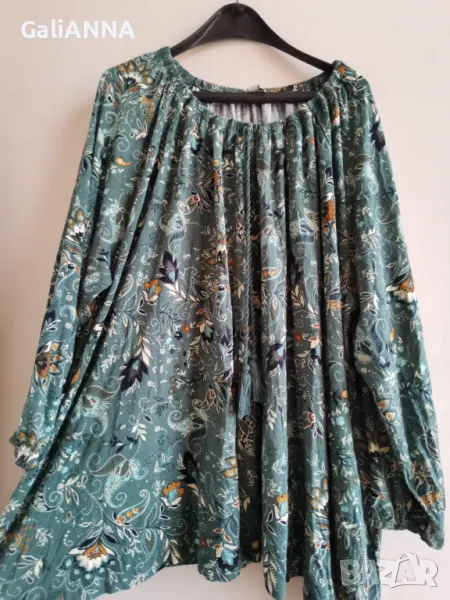 СТРАХОТНА ТУНИКА ЕФЕКТЕН ДЕСЕН 5XL-6XL, снимка 1