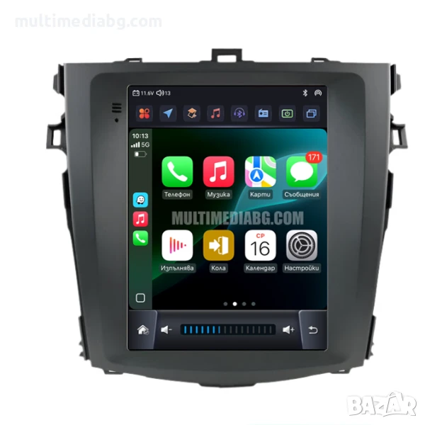 Toyota Corolla E140/ E150 2006 - 2013 9.7 Мултимедия Навигация Android, снимка 1