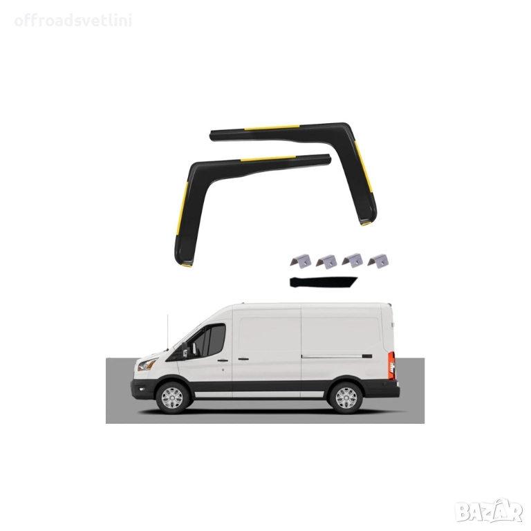 Ветробрани комплект 2 броя за Ford Transit 2014+, снимка 1