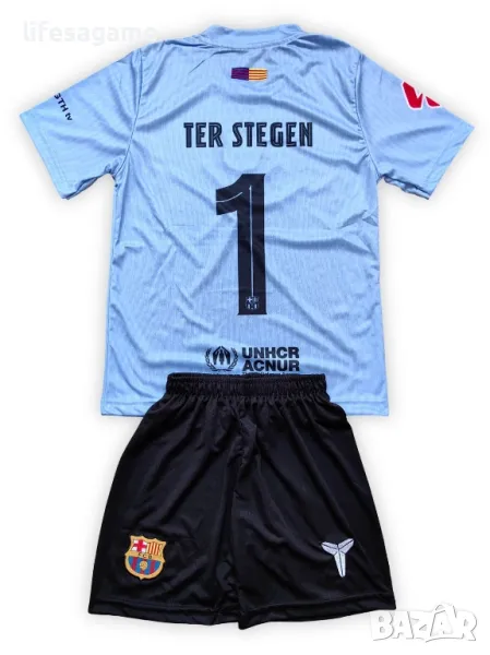 Детско - юношески вратарски футболен екип Барселона Тер Щеген Barcelona Ter Stegen, снимка 1