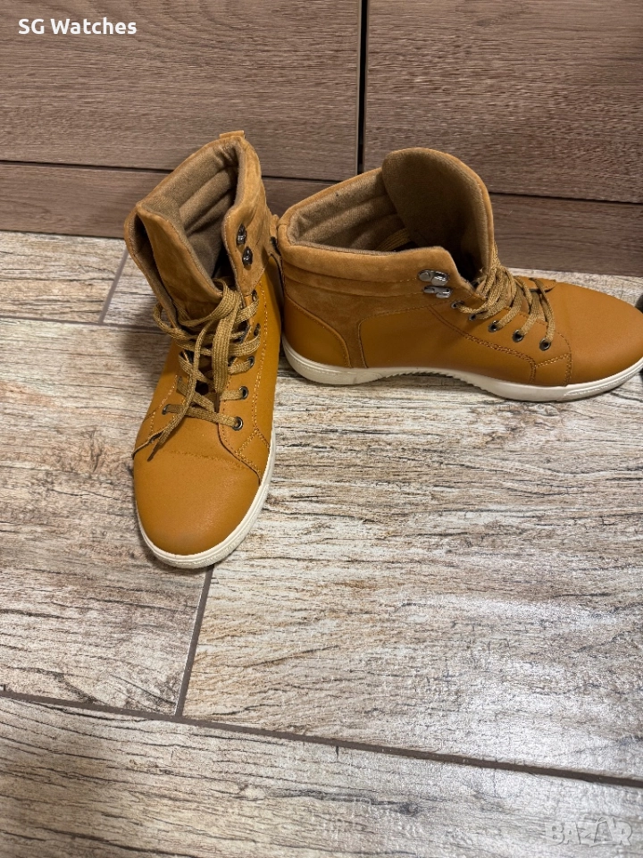 Кафяви мъжки боти, снимка 1