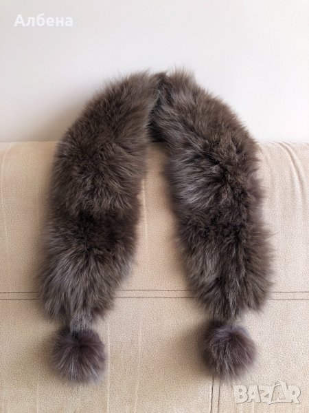 Яка естествен косъм от лисица , снимка 1