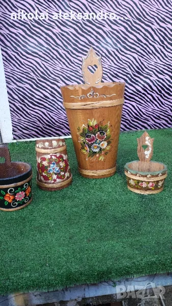 немска рисувана дърворезба , снимка 1