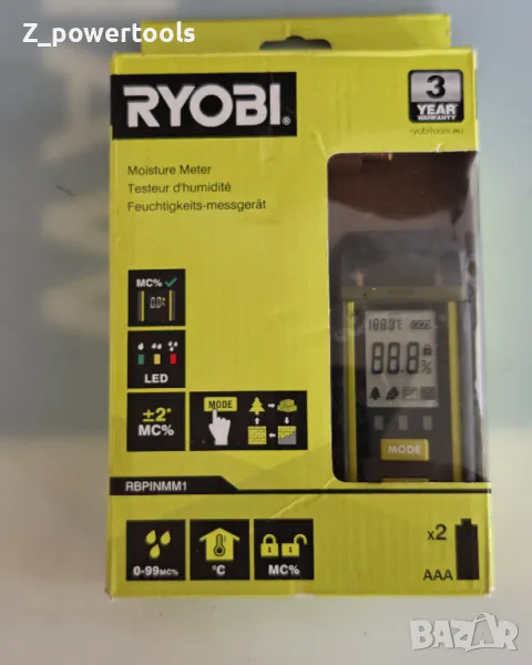 Влагомер Ryobi RBPINMM1, снимка 1