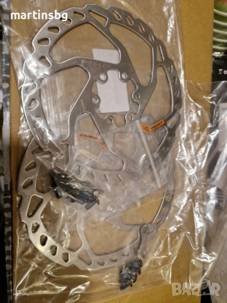 Спирачни дискове / ротори за велосипед Shimano SM-RT66 6-Bolt Disc Rotor 160mm, снимка 1