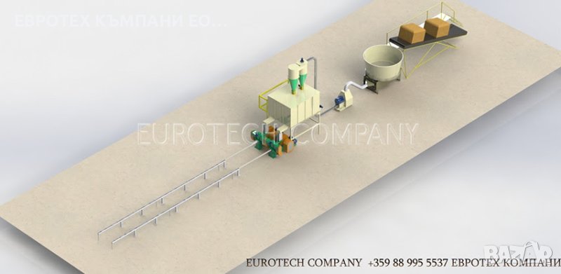Линия за брикети от слама, снимка 1