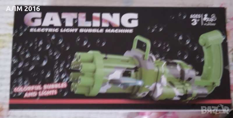 Пистолет за сапунени балони, снимка 1