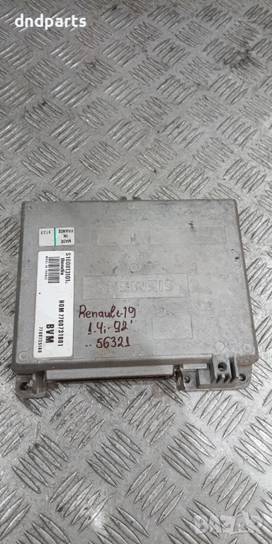 Компютър Renault 19 1.4i 1992г. S100813101 7700731801 , снимка 1