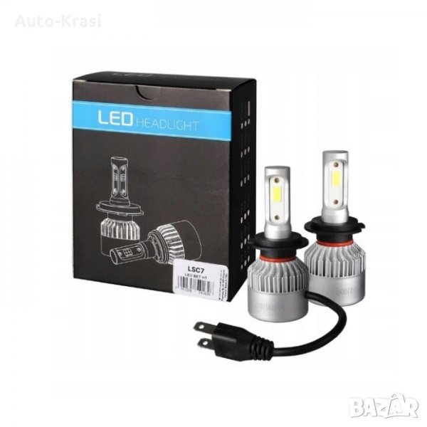 Лед крушки H7 2бр/к-т, снимка 1