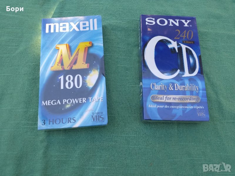 Нови видео касети SONY maxell, снимка 1