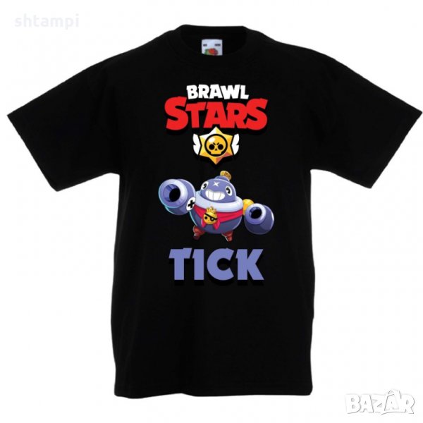 Детска тениска Tick Brawl Stars, снимка 1