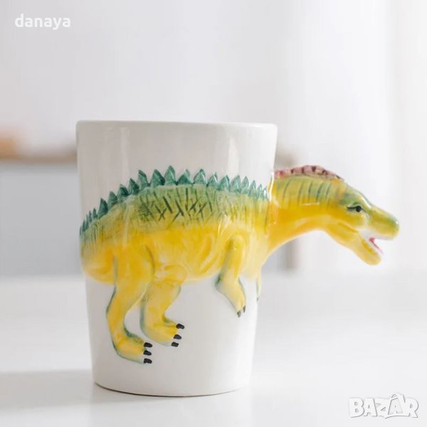 4329 Керамична чаша Динозавър 380 мл, снимка 1