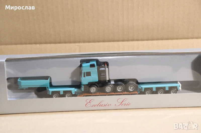 HERPA H0 1/87 MAN ВЛЕКАЧ КАМИОН ТИР МОДЕЛ ТЕЖКОТОВАРЕН ТРАНСПОРТ, снимка 1