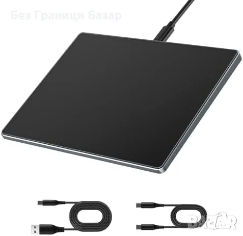 Нов Алуминиев тъчпад с мултитъч жестове за Mac/Windows 10/11 Сензорен панел, снимка 1