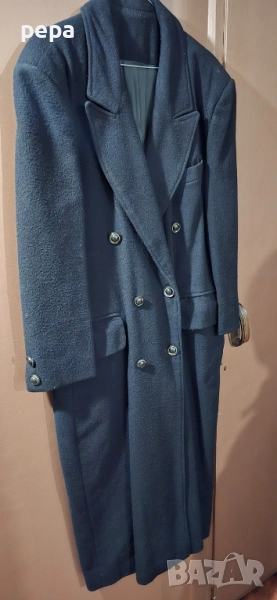 Дълго черно палто, снимка 1