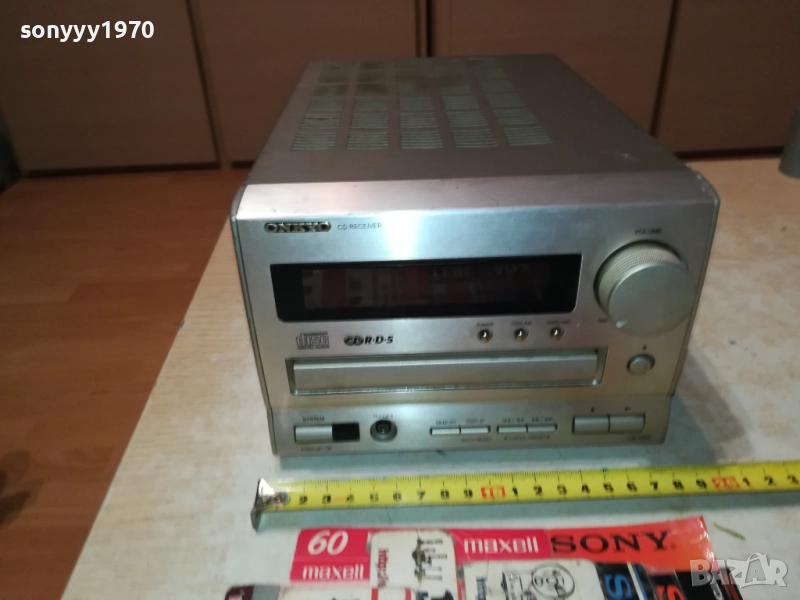 ONKYO CR-185II CD RECEIVER-ВНОС SWISS 0609252006LCHERY, снимка 1