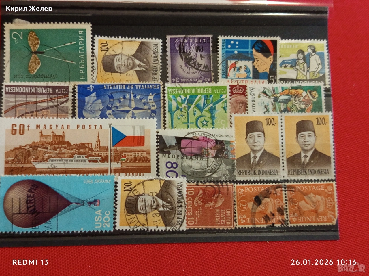 Стари пощенски марки от цял свят смесени ВРИТАНИЯ, АМЕРИКА, АВСТРАЛИЯ за КОЛЕКЦИЯ 52032, снимка 1