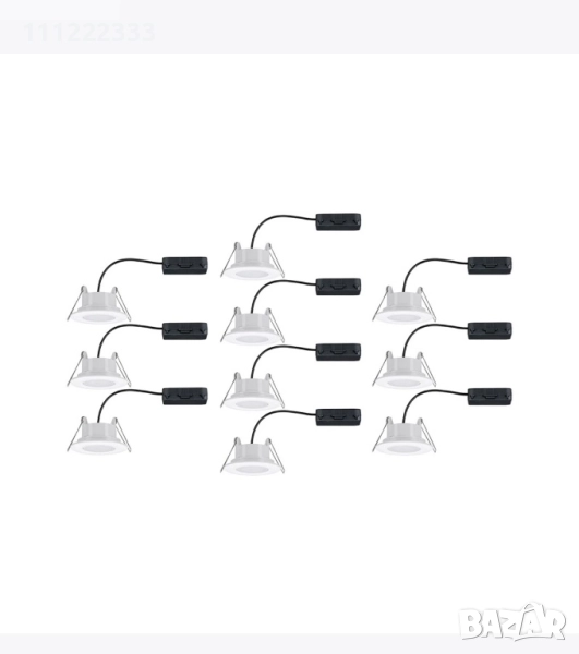 Комплект LED осветление Paulmann Calla – 10 броя, снимка 1