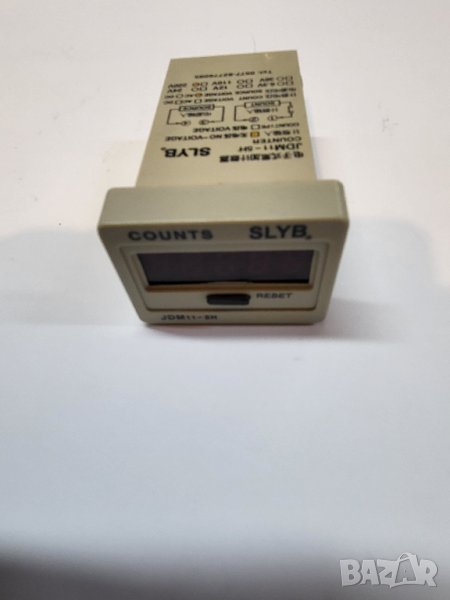 Електронен цифров брояч на импулси JDM11-5H захранване 220 волта   0 - 99999 импулса , снимка 1