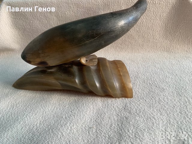 Стар сувенир от рог / кост, снимка 5 - Антикварни и старинни предмети - 38532735