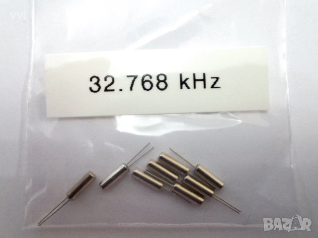 (8 бр.) Кварцови резонатори 32.768 kHz, снимка 2 - Други - 53588005