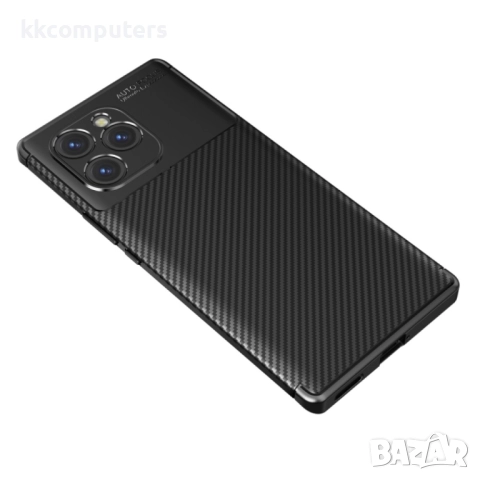 Huawei Honor 60 SE Удароустойчив Carbon Fiber Калъф и Протектор, снимка 5 - Калъфи, кейсове - 52582380