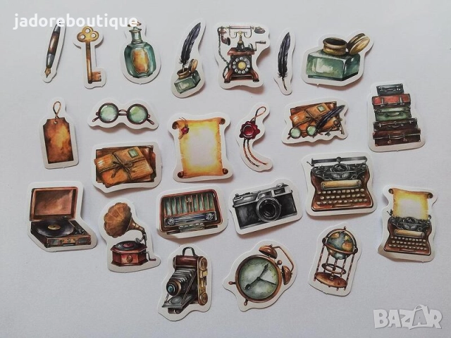 Скрапбук стикери за декорация планер 23 бр /комплект - различни видове #2, снимка 11 - Други - 34638724